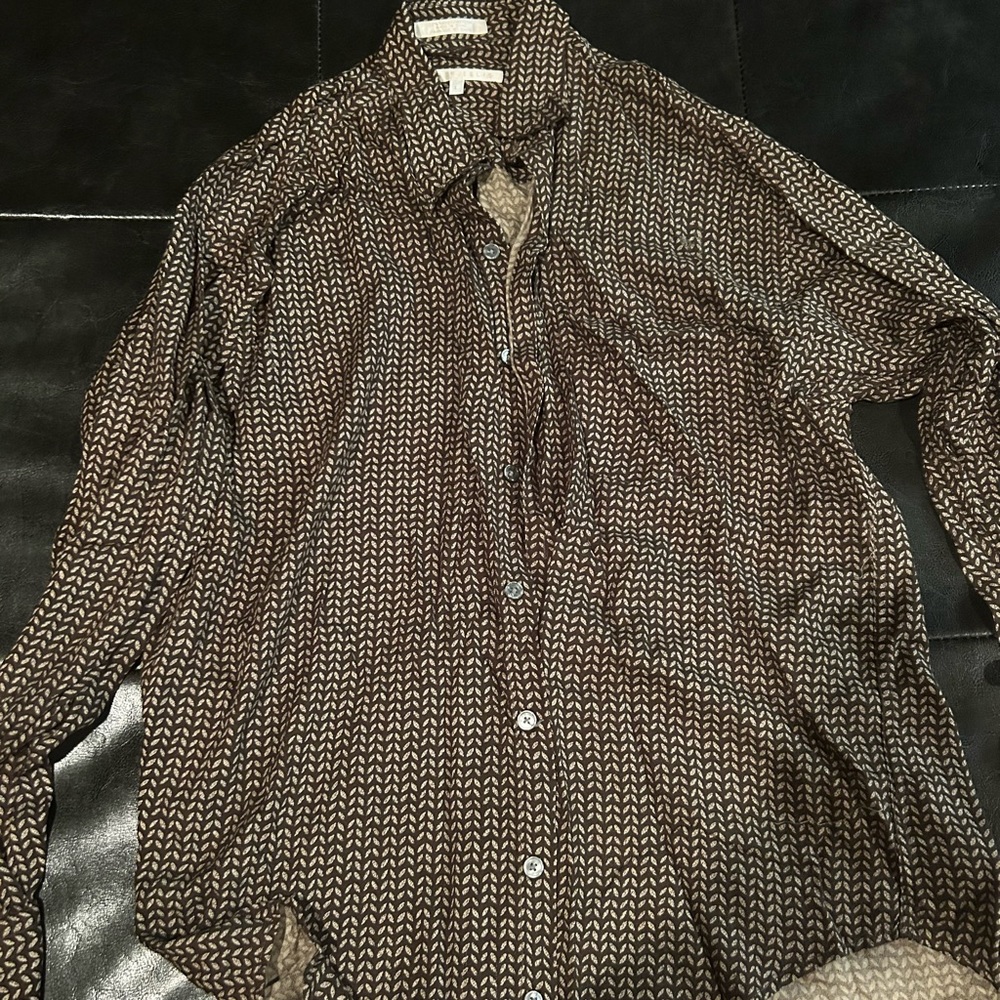 Perry Ellis long sleeve button up - L